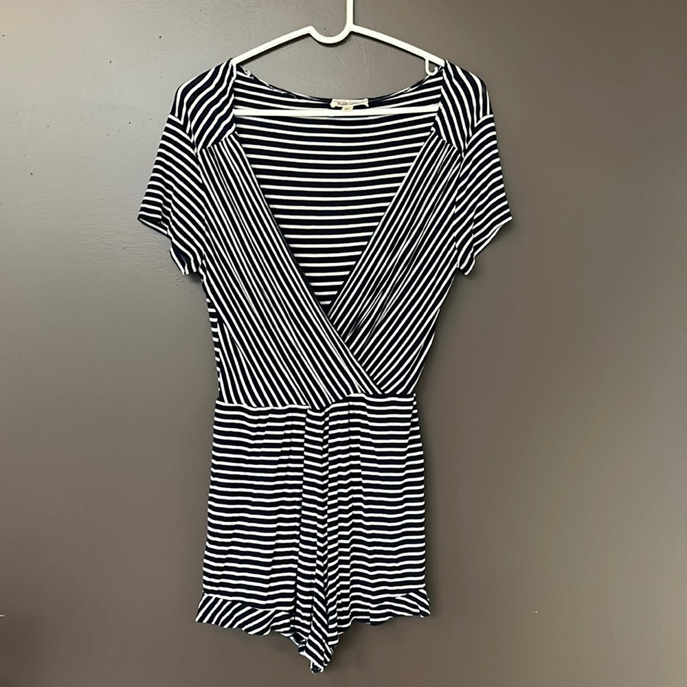 Rolla Coster, Large, Blue and White Romper, Very soft!